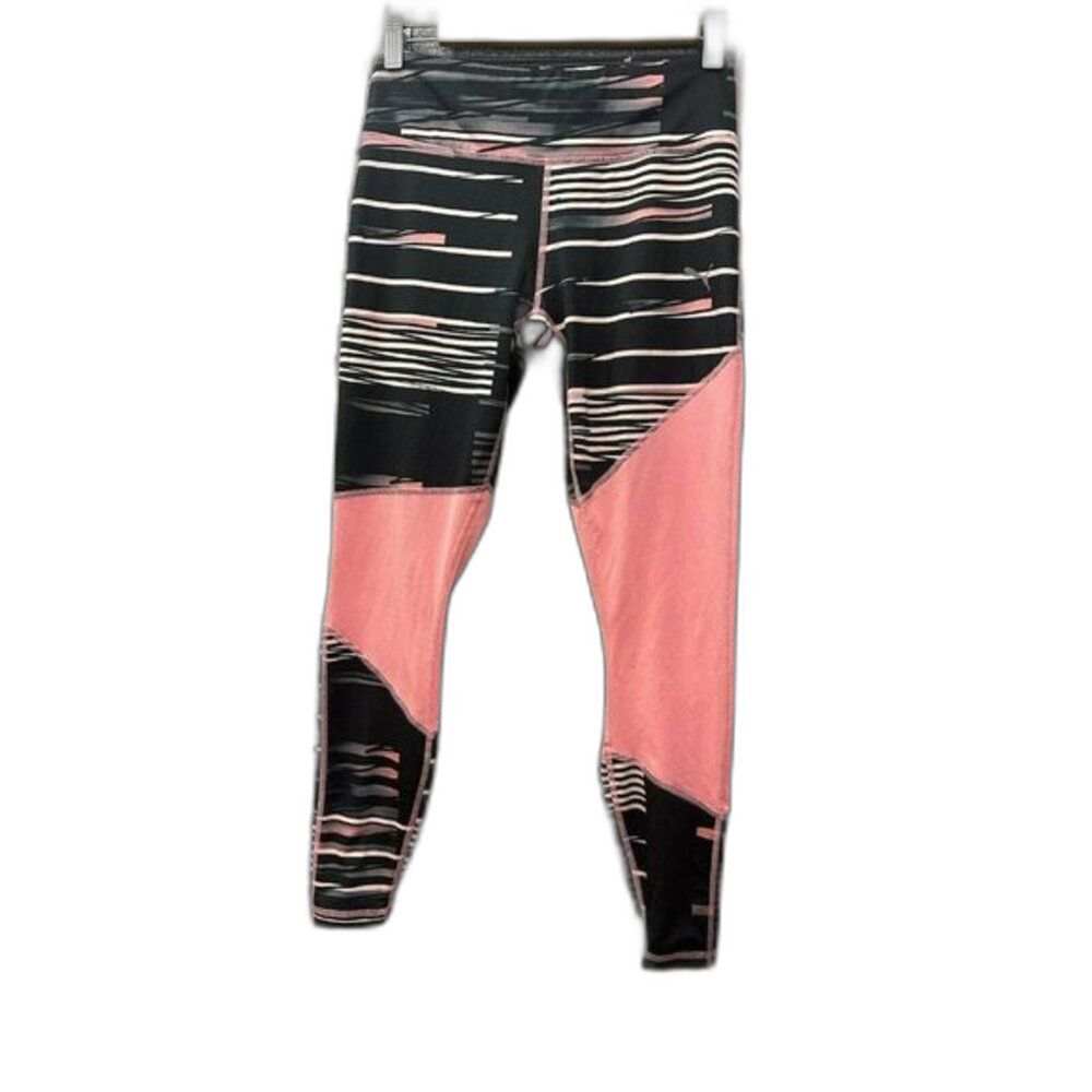 Women's Athletic Leggings Black Pink Sports Lifestyle Dry Gell PUMA Sz Medium
